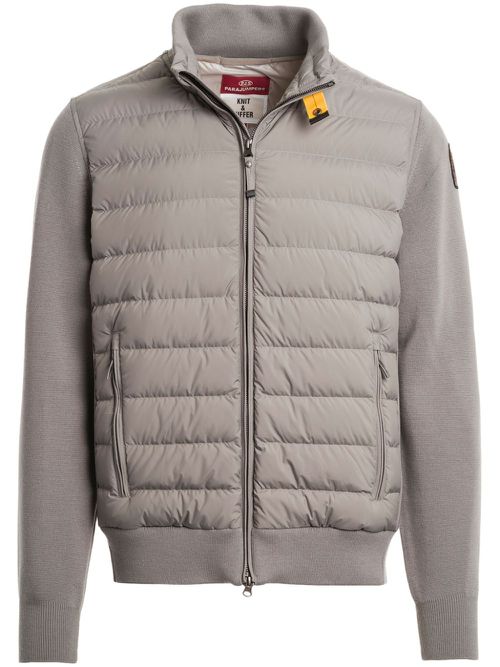 Logo-patch jacket - Grey