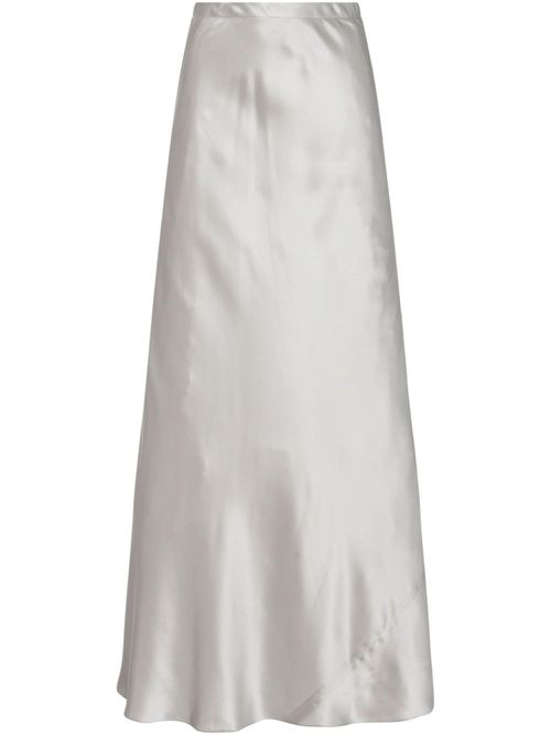 Satin skirt - Silver
