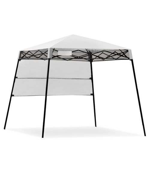 Feet Sland Adjustable Portable Canopy Tent with Backpack - White