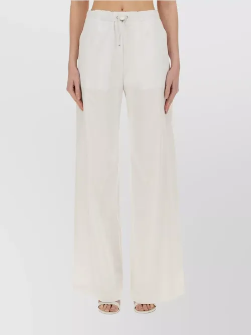 Moschino - wide leg trousers with elastic waistband