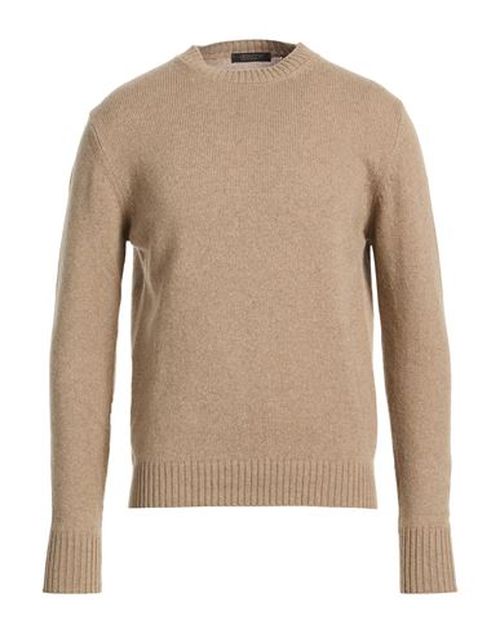 Man Sweater Light brown Size 36 Cashmere
