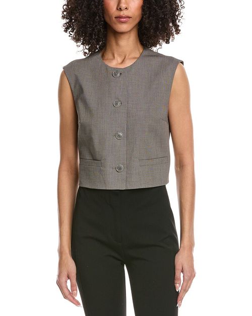 Oversized Belted Vest