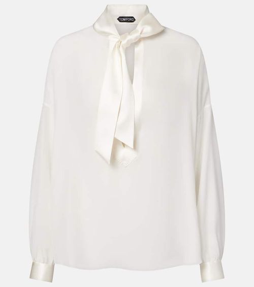 Silk crêpe de chine blouse