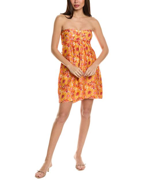 Lowana Mustard Chloe Mini Dress