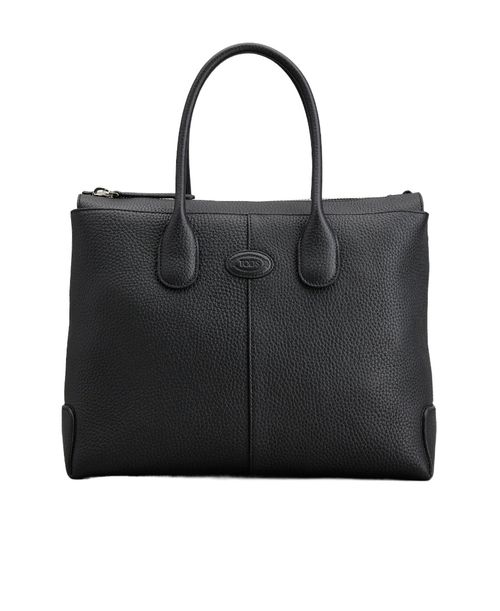 Pebbled texture tote bag