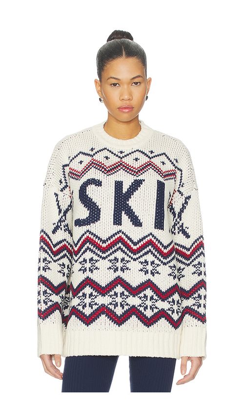 Show Me Your Mumu Ski in Sweater Dress in Cream. - L also in M, S, XL