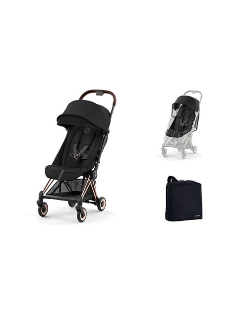 Coya Compact Lightweight Stroller & Lux Travel Bundle