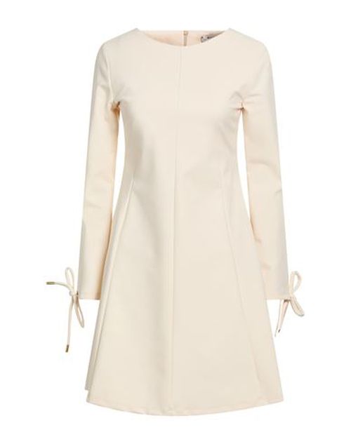 Woman Mini dress Cream Size 4 Polyamide, Elastane