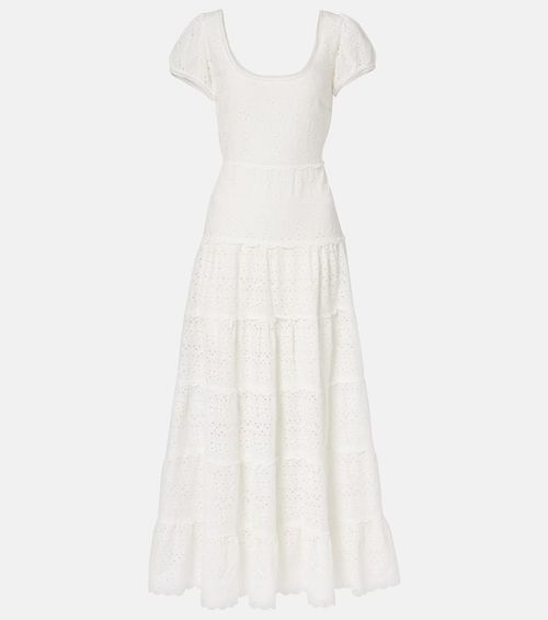 Remi broderie anglaise cotton midi dress
