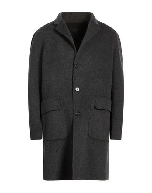 Paltò Fabbrica Man Coat Charcoal Size 42 Wool, Nylon