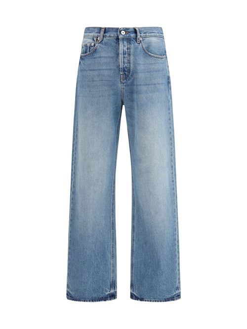 Wide-Leg Jeans — Blue