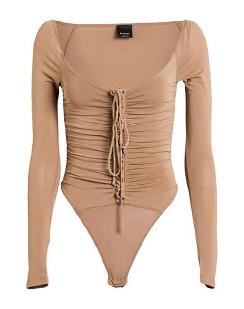 Woman Bodysuit Sand Size XS Viscose, Elastane