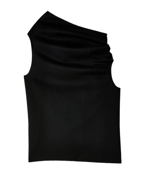 Asymmetrical design vest