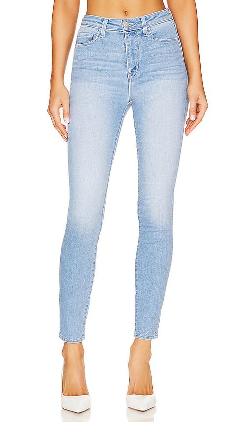 L'AGENCE Monique Ultra High Rise Skinny Jeans in Denim-Light. -  32 also in