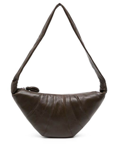 Small Croissant crossbody bag - Brown