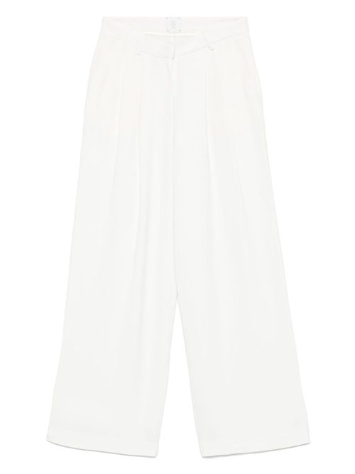 Eleventy Kids pleated trousers - White