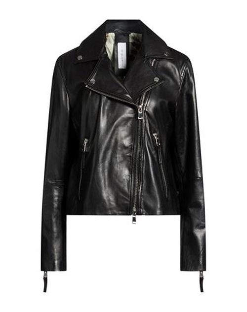 Woman Jacket Black Size 10 Leather