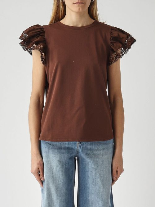 T-Shirt Woman color Coffee