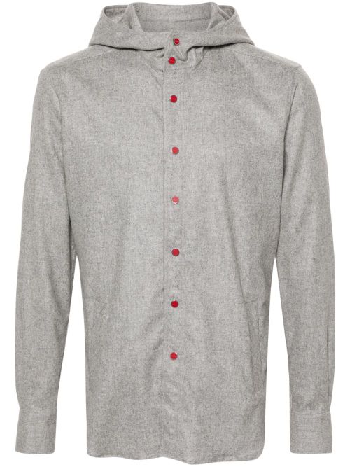 Mariano Hooded Shirt — Heather Grey
