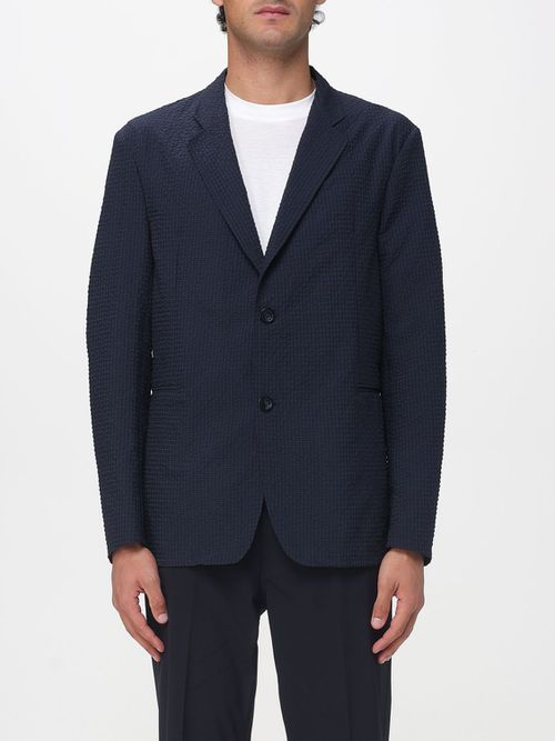 Jacket Men color Blue