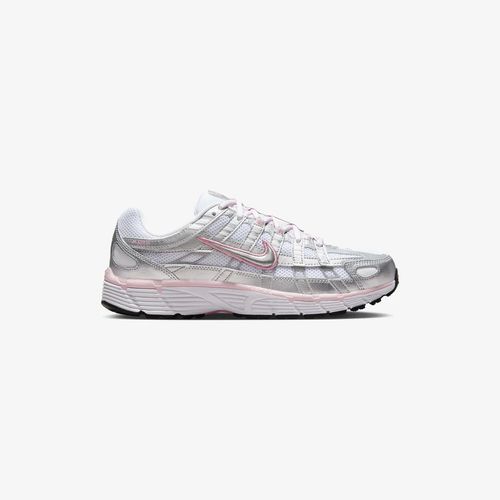 Nike Women's P-6000 - WHITE/MTLC SILVER-ELEMENTAL PINK-BLACK - unisex