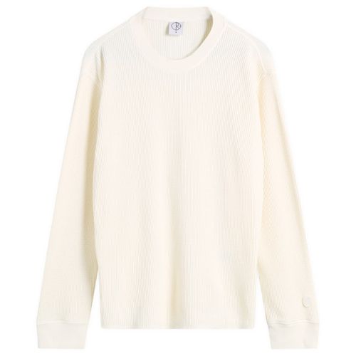 Men's Dylan Long Sleeve Waffle T-Shirt in Ivory