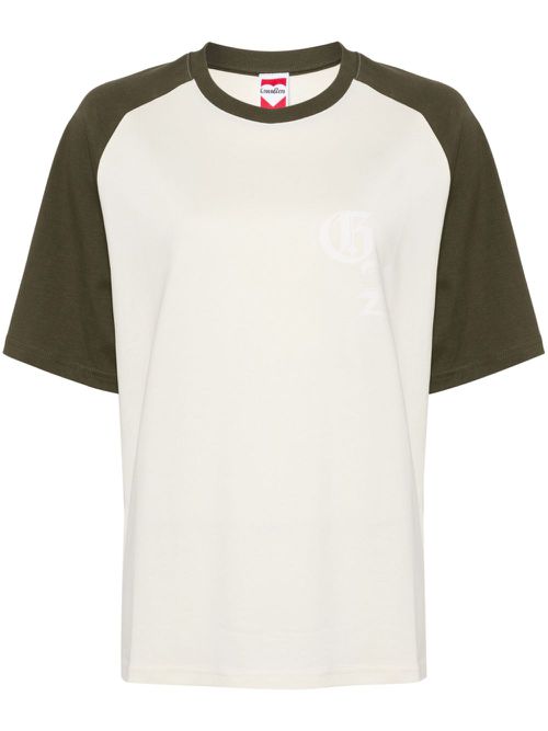 Logo-printed cotton T-shirt - Neutrals