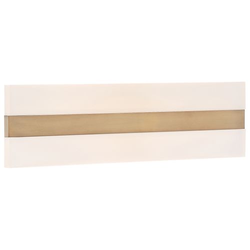 Netherton 2-Light LED Bathroom Vanity Light in Antique Bra