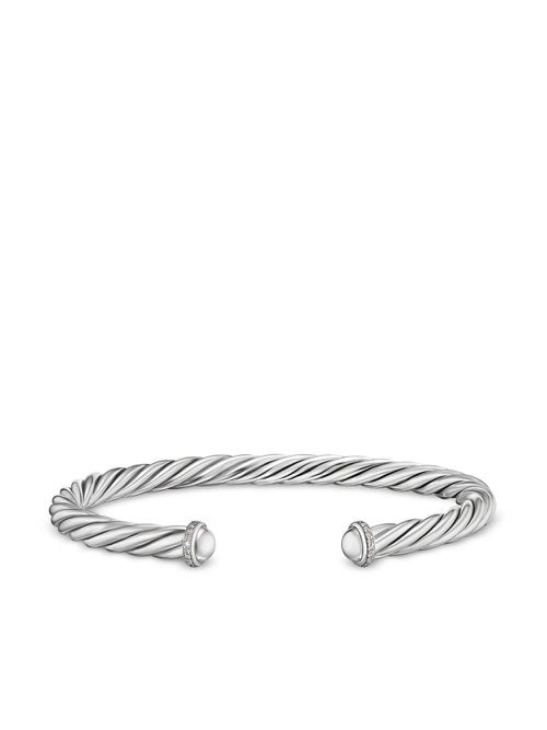 Cable-chain slip-on bracelet - Silver