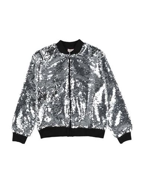 Kid Girl Jacket Silver Size 10 Polyester