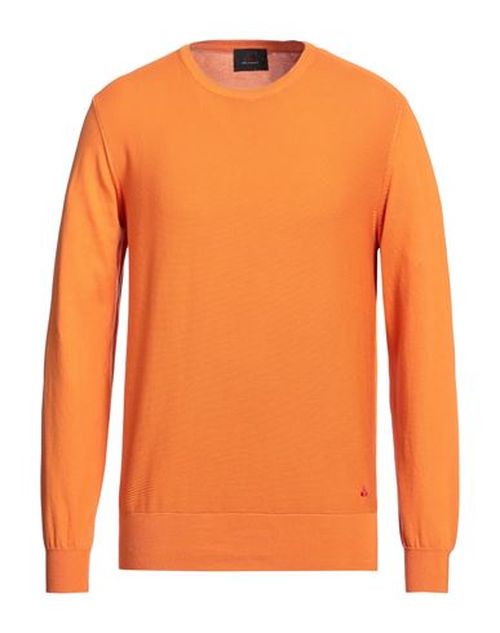 Man Sweater Orange Size XXL Cotton