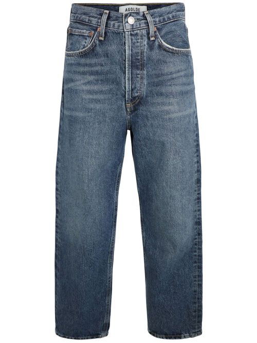90's cropped jeans - Blue