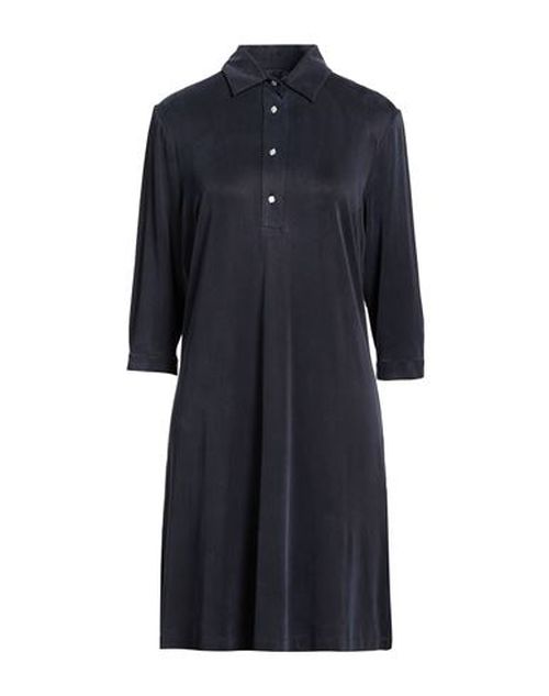 Woman Mini dress Midnight blue Size 6 Cupro, Elastane