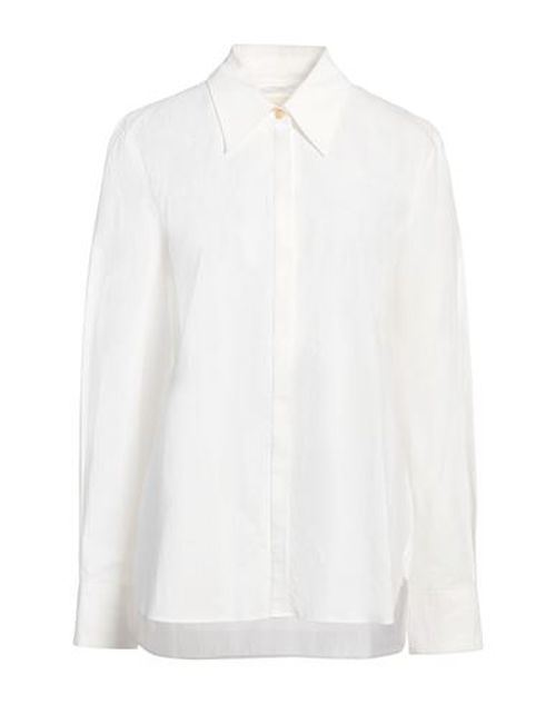 Khaite Woman Shirt White Size 4 Cotton