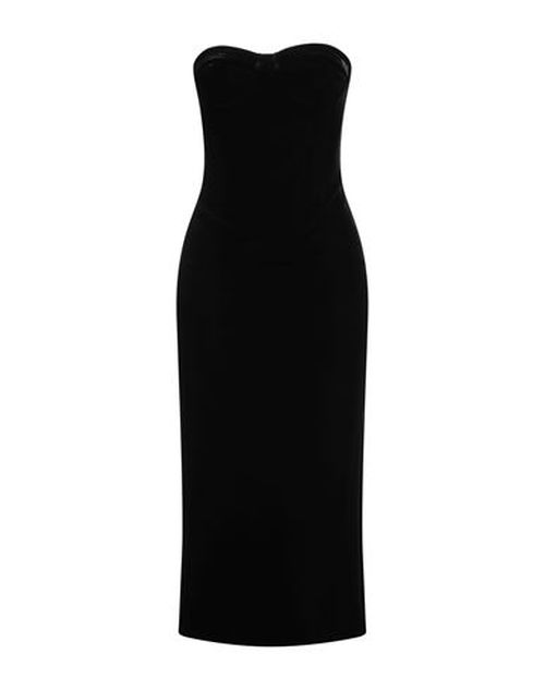 Woman Midi dress Black Size XS Polyester, Elastane