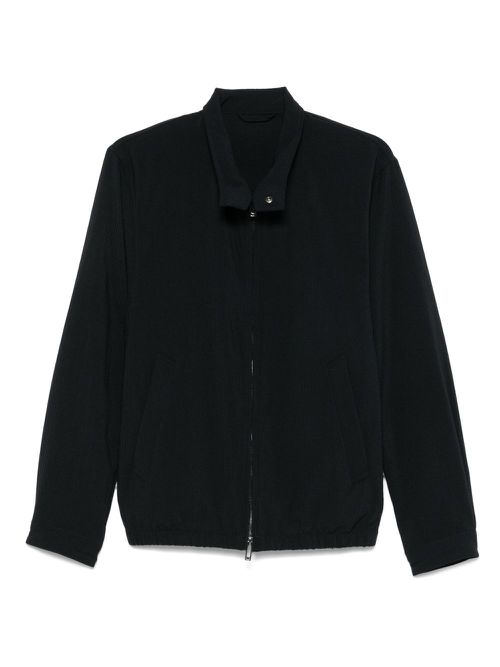 Emporio Armani seersucker jacket - Blue