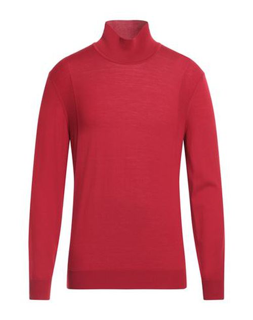Man Turtleneck Red