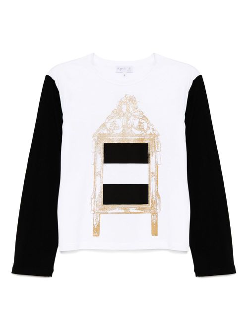 Agnès b. graphic-print T-shirt - White