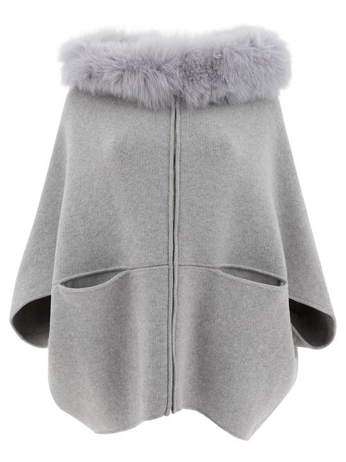 Wool And Cashmere Poncho Coats