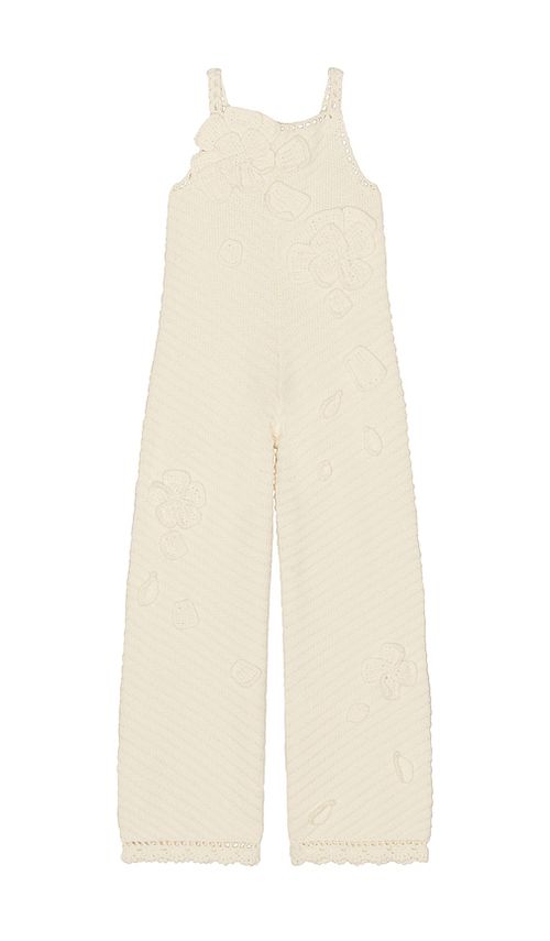 Cult Gaia Kids Chrysanthemum Pant in Ivory. - 2 also