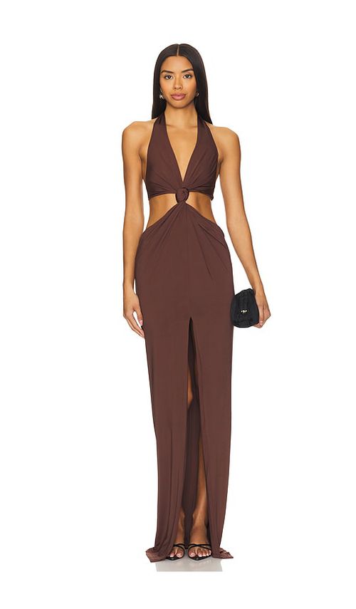 NBD ABENDKLEID THE DONYALE in Brown. Größe XXS. Also in L