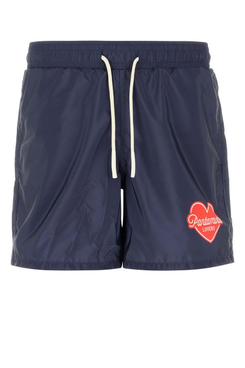 PANTAMOLLE Bermuda mare Pantamolle Lovers in poliestere blu UOMO