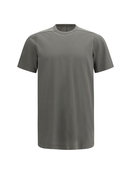 Crew Neck Cotton T-Shirt — Gray