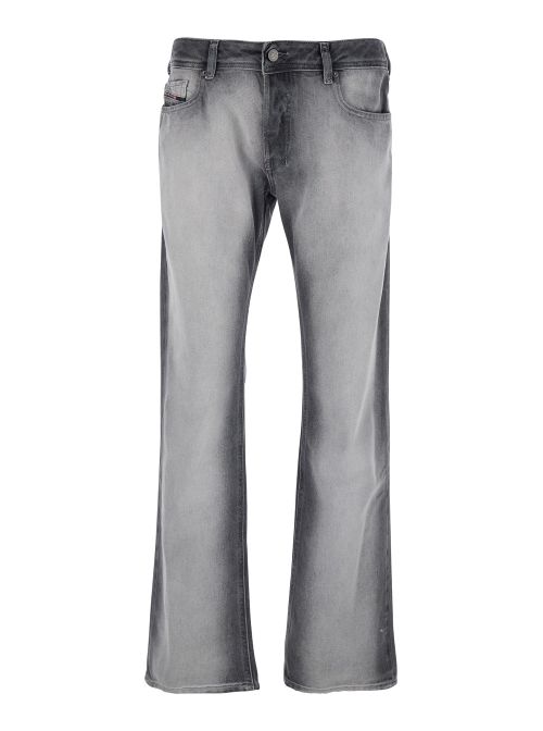 Five-Pocket Faded Jeans — Gray