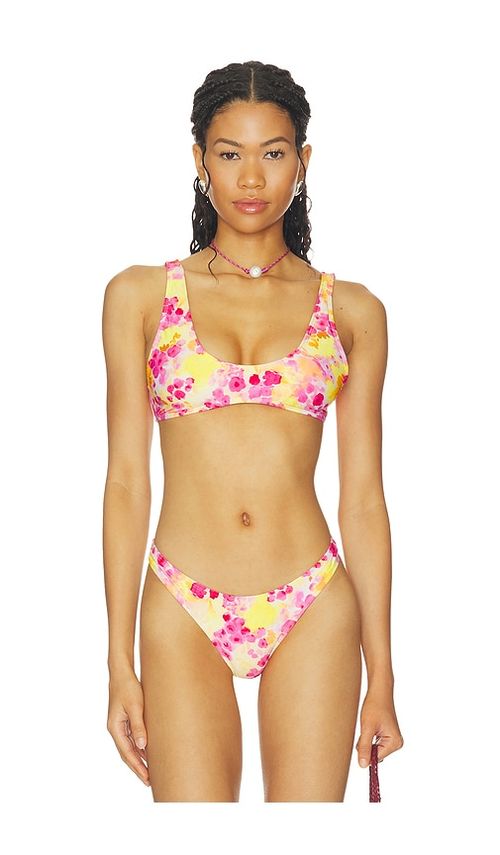 Indah Hope Bikini Top in Pink. - S also in XS