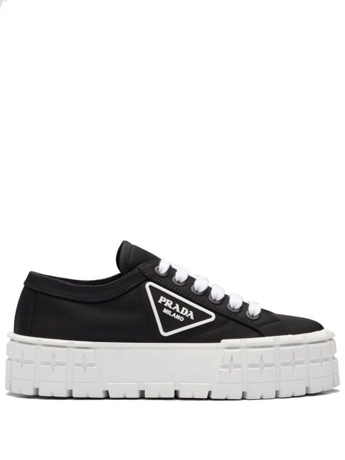 Double Wheel platform sneakers - Black