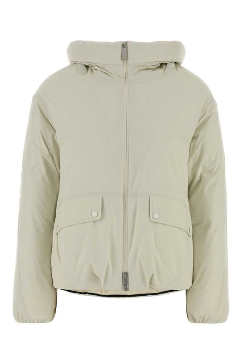 Down-Filled Down Jacket — Beige