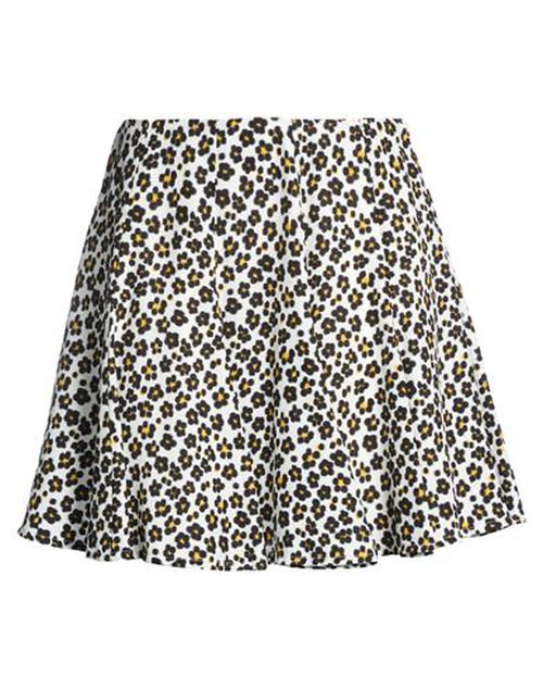 Woman Mini skirt White Size 8 Viscose