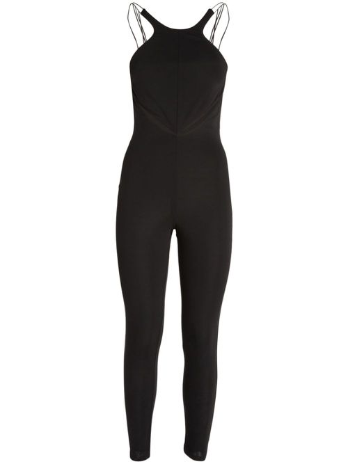 Straight-leg jumpsuit - Black
