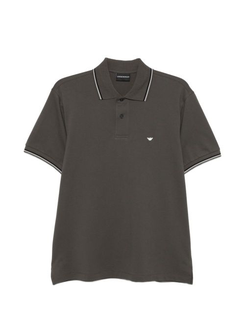 Logo cotton polo shirt